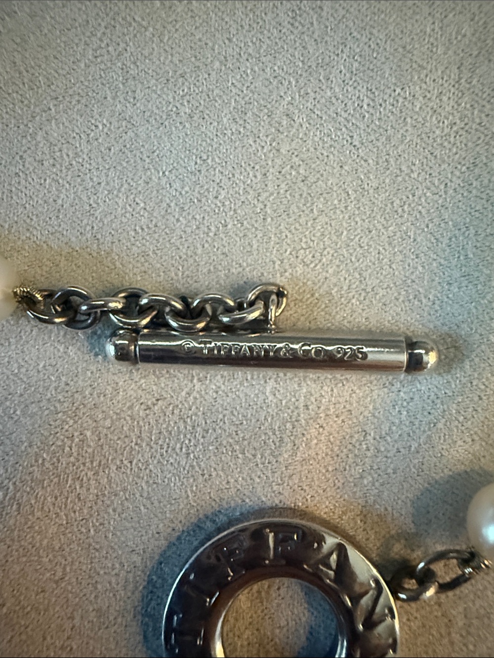 Tiffany & Co Sterling Silver & Pearl Set - Picture 6 of 7